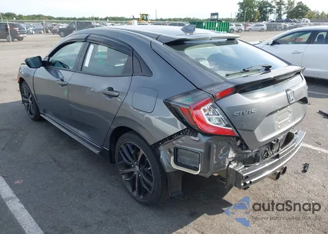 2021 Honda Civic Sport из США, поврежденный, VIN SHHFK7H44MU413095